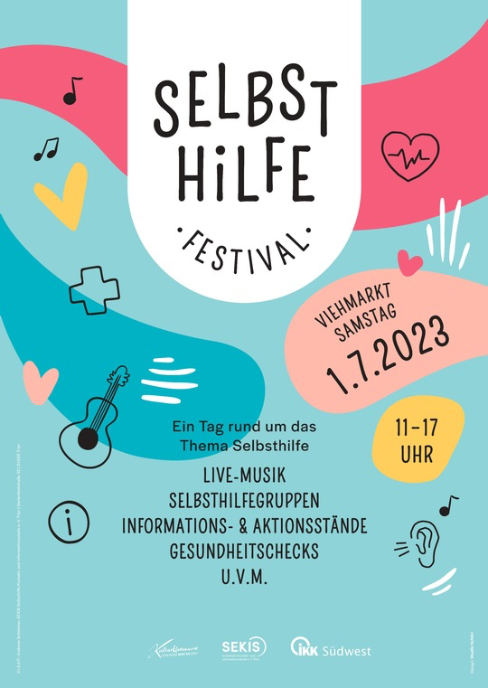 Infoplakat des Selbsthilfefestivals